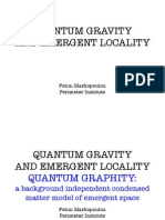 Fotini Markopoulou - Quantum Gravity and Emergent Locality