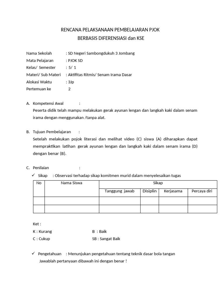 RPP Backward Design 1 | PDF