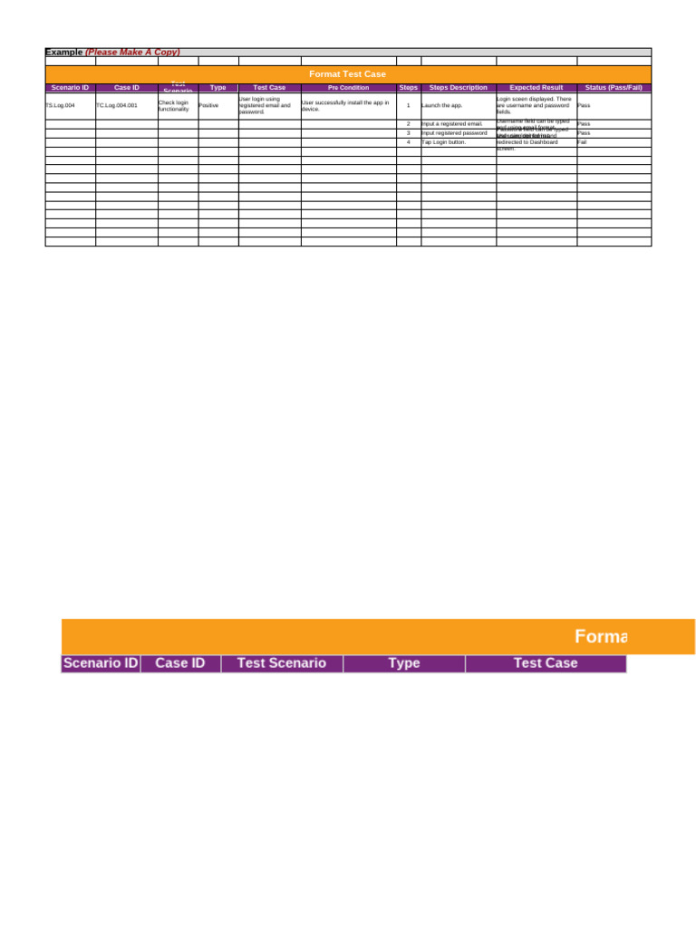 Template Format Test Case - BINAR Bootcamp Quality Assurance | PDF ...