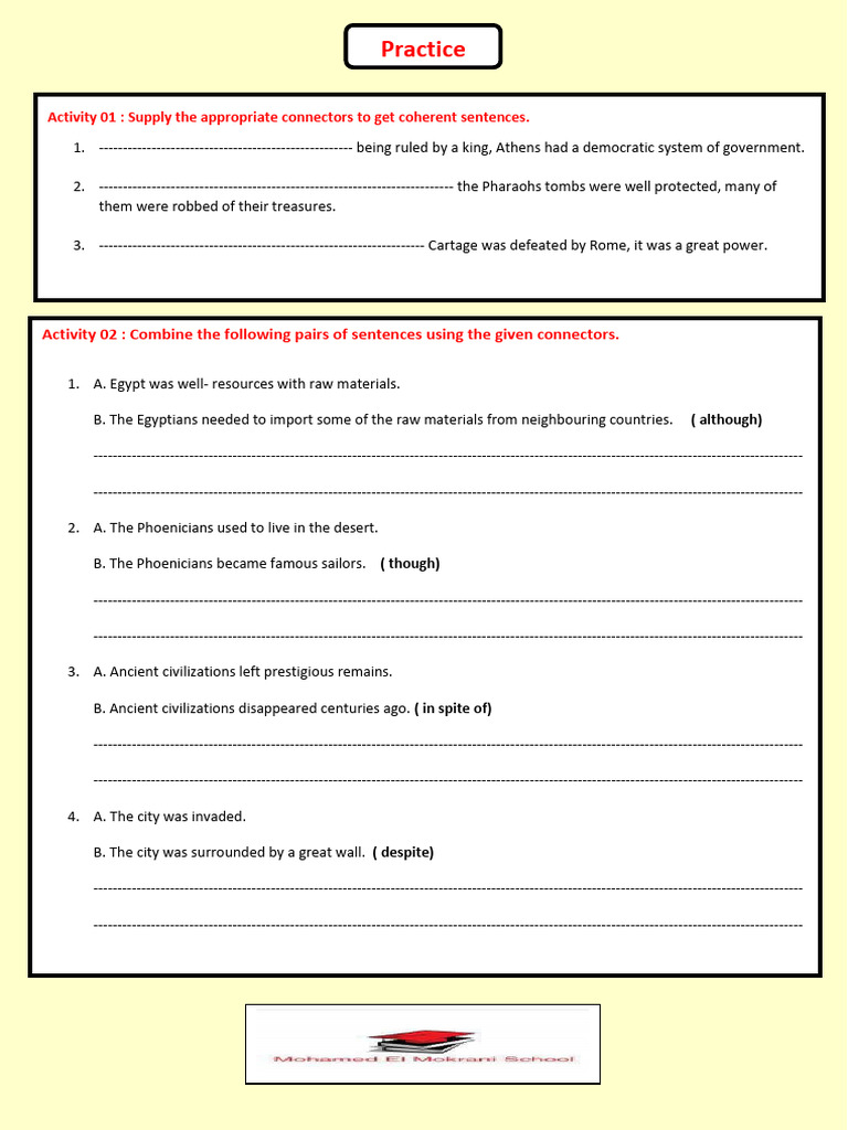 Expressing Concession Handout | PDF | Language Mechanics | Syntax