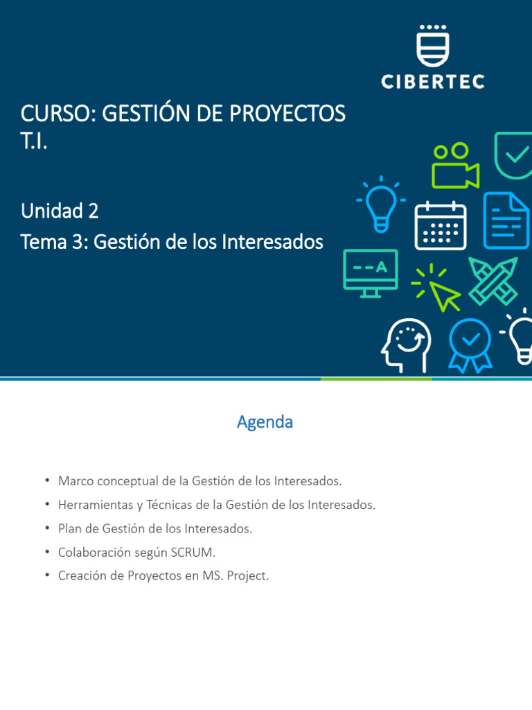 PPT 2024 05 S03 Gestión de Proyectos de TI (2410) | PDF | Scrum ...
