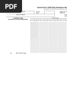 SF2 Daily Attendance Report Template | PDF | Human Life Stages | Human ...