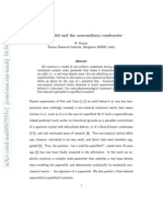 N. Kumar - Supersolid and The Non-Uniform Condensate