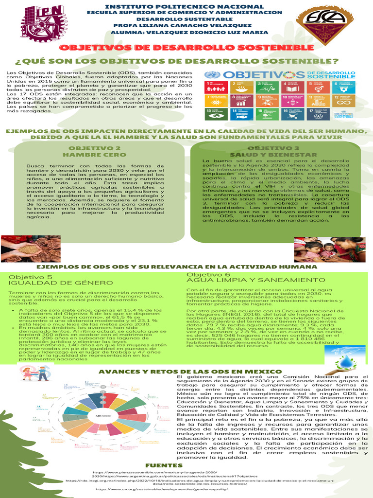 Avances y Retos de los ODS en México | PDF | Sustentabilidad ...