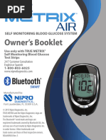 True Metrix PRO User Guide for Clinics | PDF | Glucose | Disinfectant