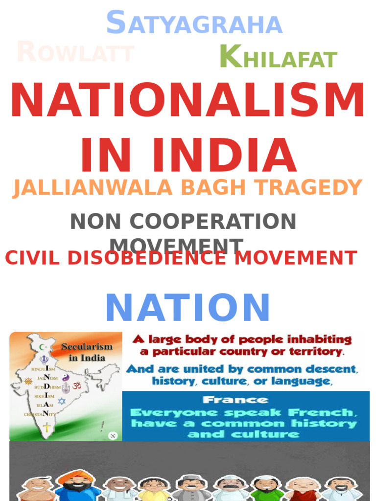 Growth of Nationalism in India | PDF | Mahatma Gandhi | Indian Nationalism
