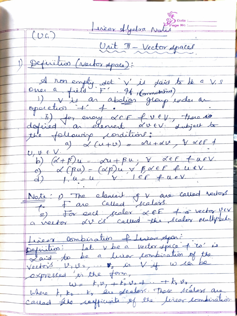 B.SC 6th Sem - Unit 2 Notes | PDF