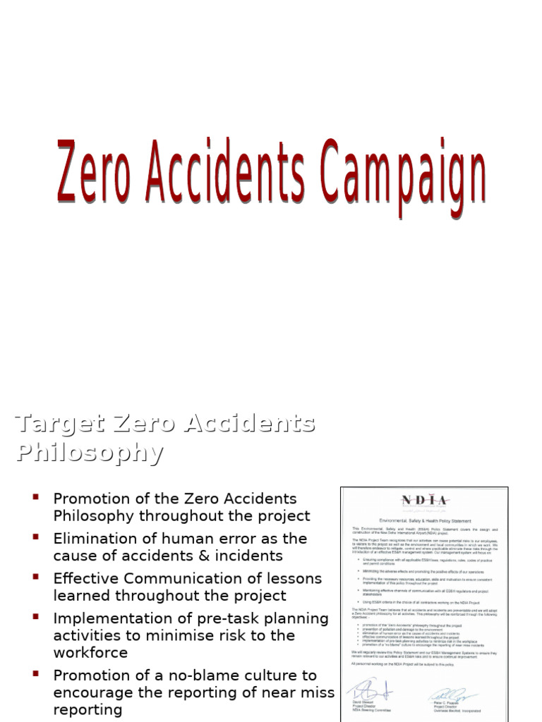 Zero Accidents Philosophy Overview | PDF