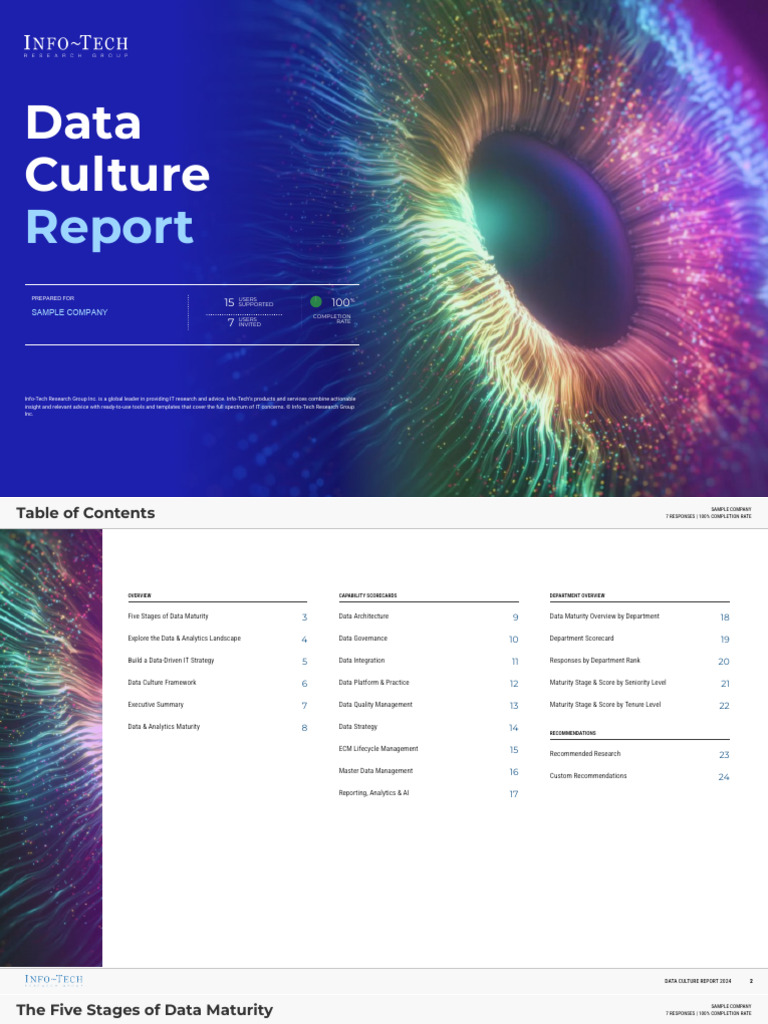 Data Culture Maturity Report 2024 | PDF | Analytics | Data