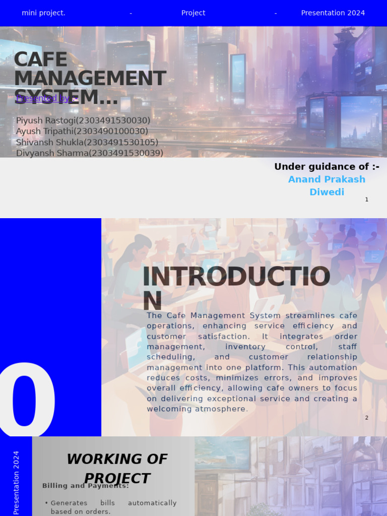 Cafe Management System Overview | PDF | Mac Os | Computer Hardware