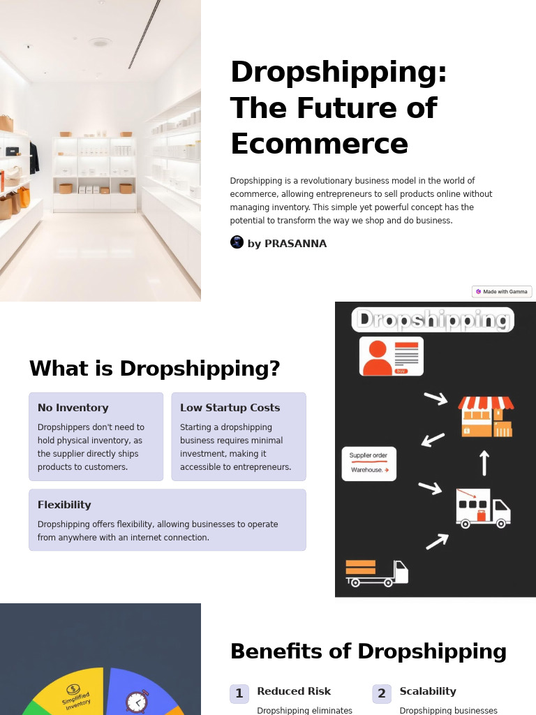Dropshipping: A Guide to Ecommerce Success | PDF | Online Shopping ...