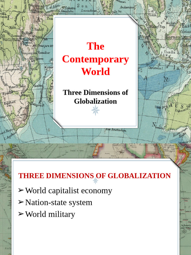 3 Dimensions Globalization | PDF | World Trade Organization | Capitalism