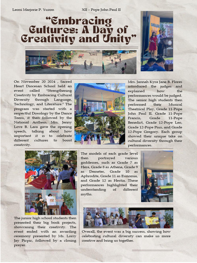Leoni Marj Newspaper | PDF