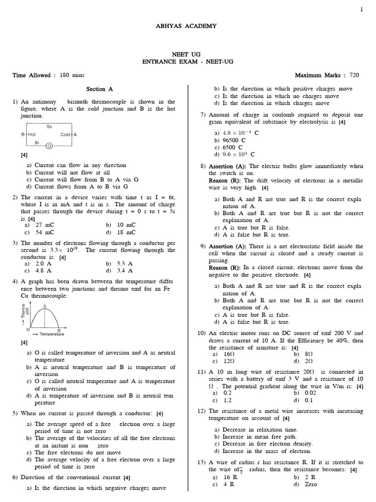 Wa0001. | PDF | Electrical Resistance And Conductance | Electric Current