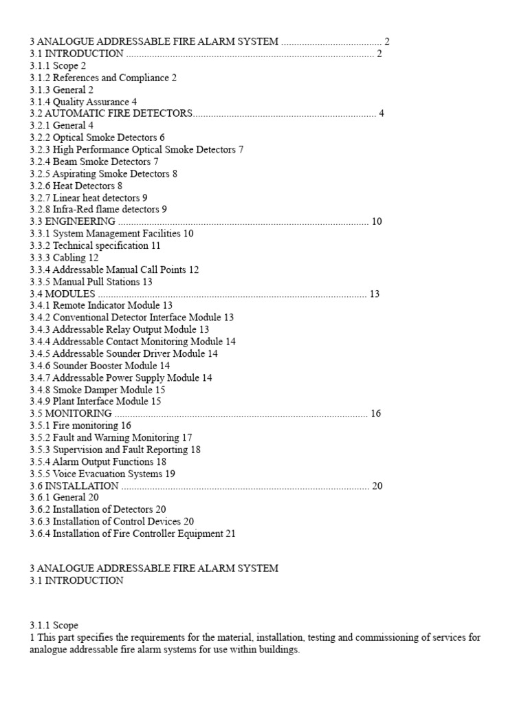 QCS 2014 Part-03 Analogue Addressable Fire Alarm Systems | PDF | Relay ...