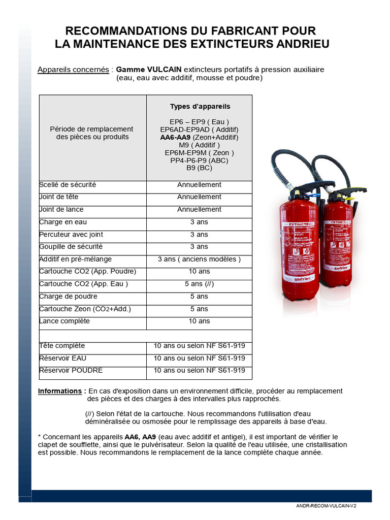Andr Recom Vulcain v2 | PDF