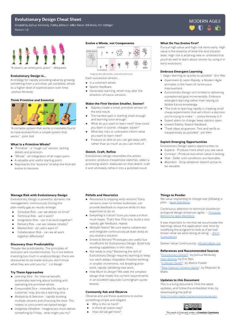 Evolutionary Design Principles Explained | PDF | Agile Software ...