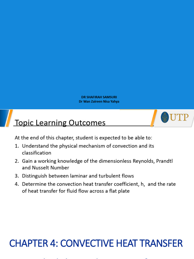 Convective Heat Transfer Fundamentals | PDF | Boundary Layer | Fluid ...