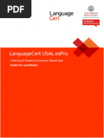 SEB Demo Exam Student Guide | PDF
