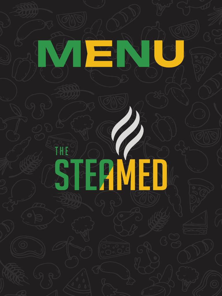 Final Menu Menu Steamed | PDF | Salad | Western Cuisine