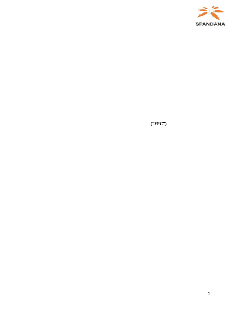 Spandana Fair Practices Code Overview | PDF | Loans | Interest