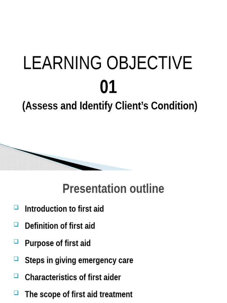 First Aid: Initial Assessment Guide | PDF | Pulse | First Aid