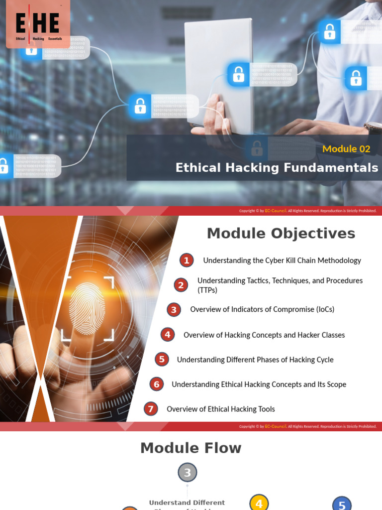 EHEv1 Module 02 Ethical Hacking Fundamentals | PDF | Security Hacker ...