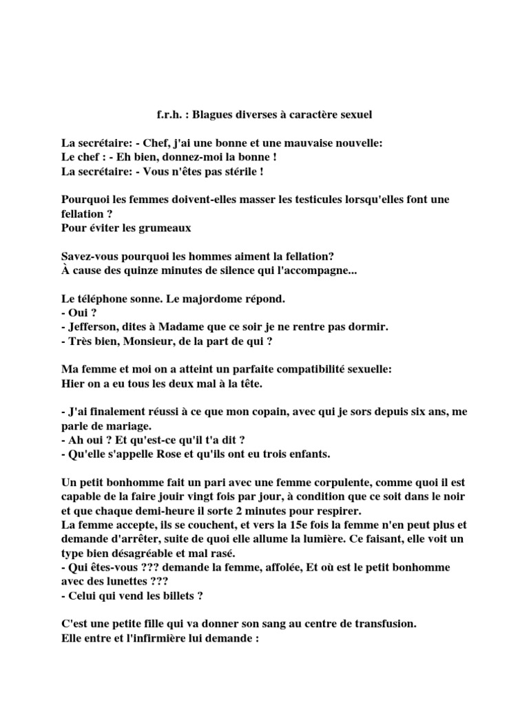 Blagues Anti Homme, Femmes, Mariage, Blondes PDF Gynécologie Pomme image