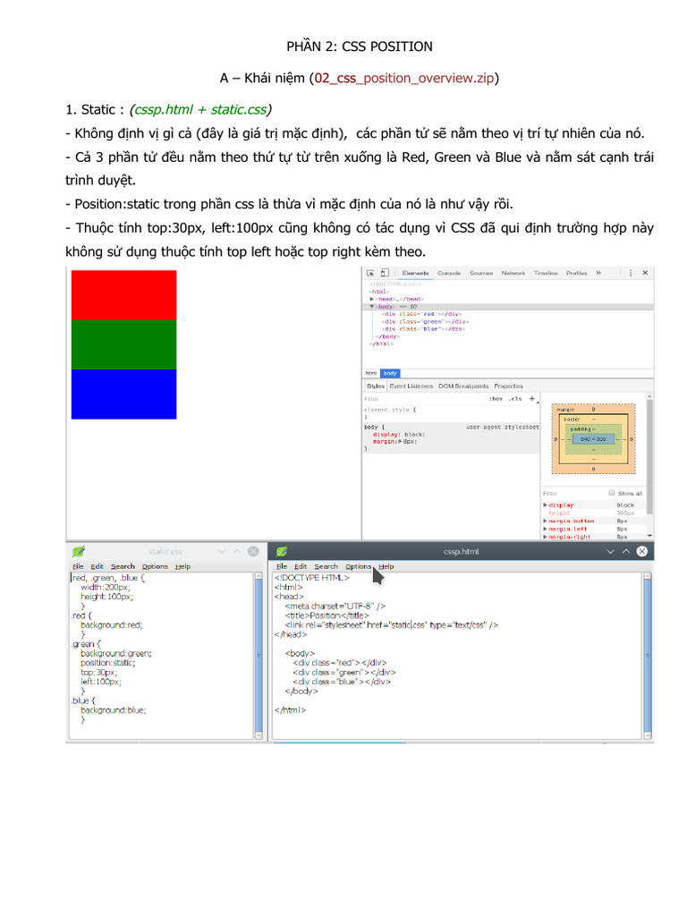 CSS Position A | PDF