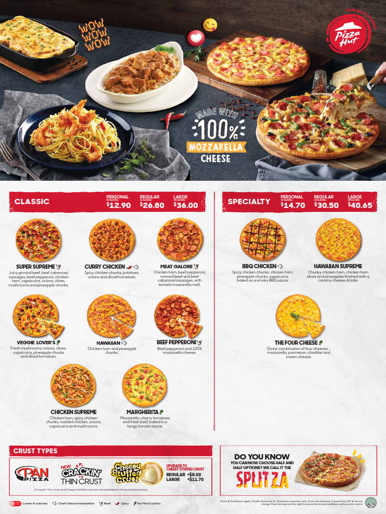 PH - Price Sep 2023 - Menu - Dine-In - A3 LR | PDF | Foods | Cuisine