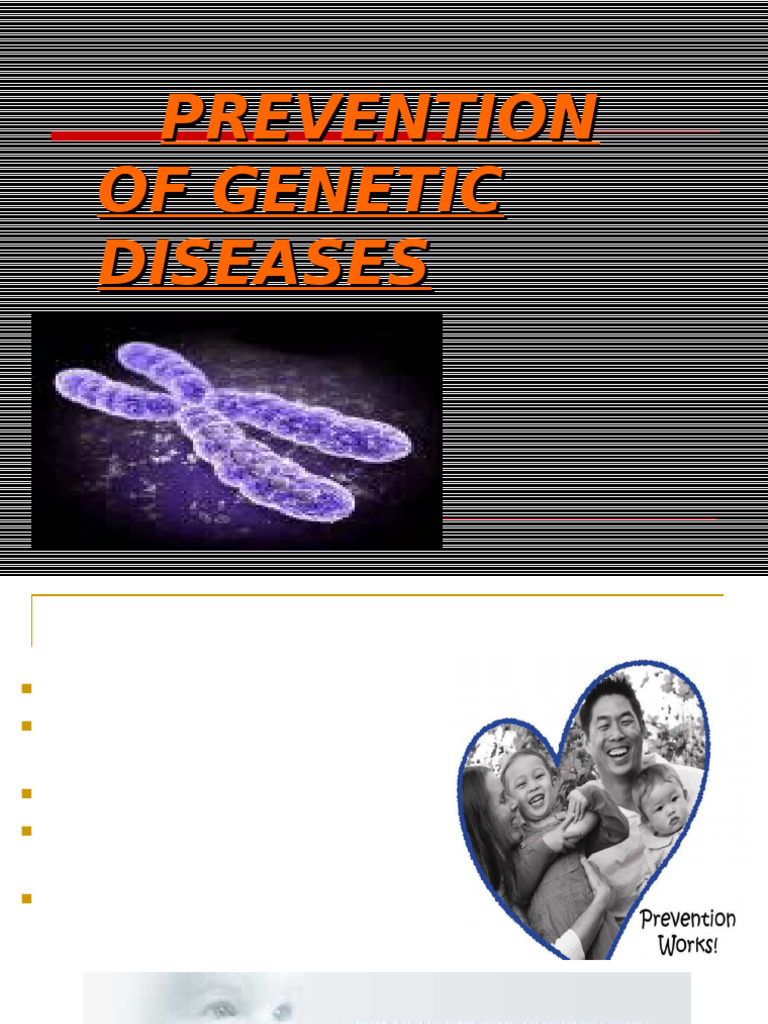 Prevention of Genetic Diseases | PDF | Eugenics | Genetic Disorder