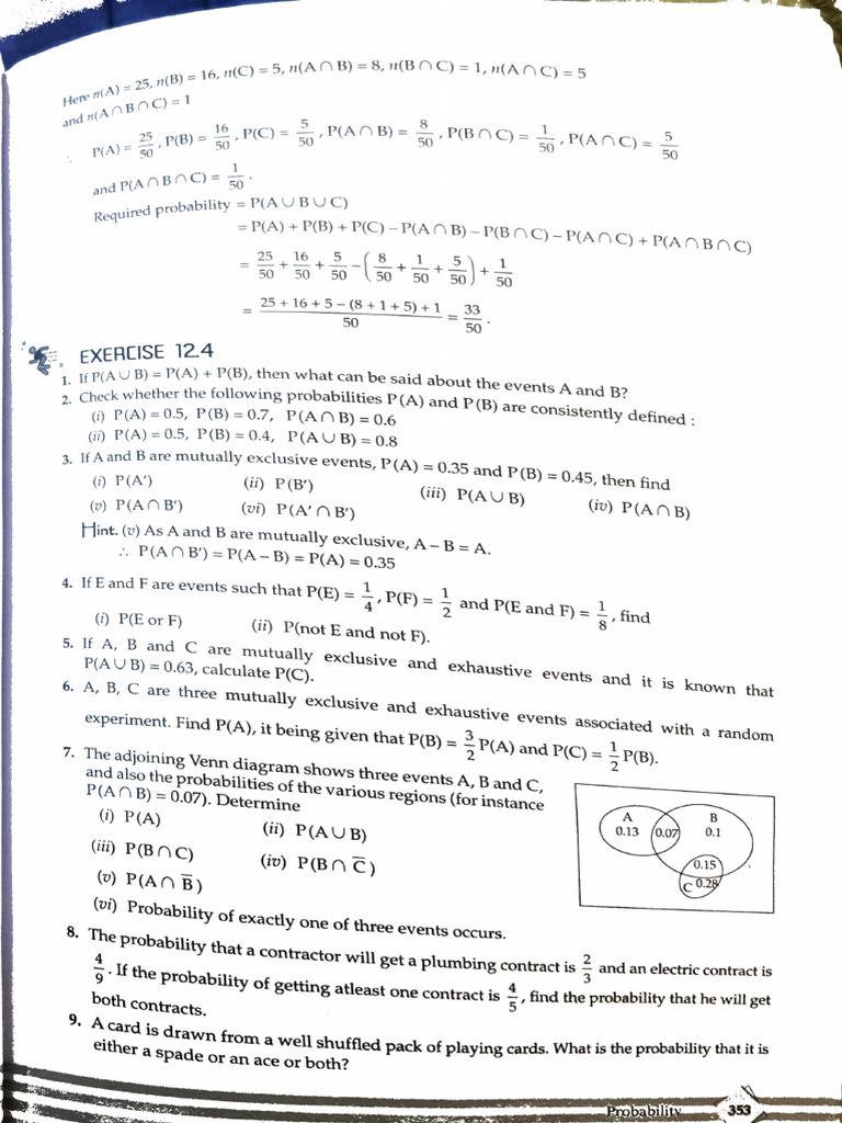 Probability First Half | PDF
