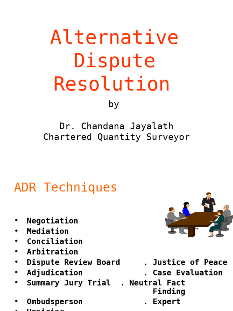 Understanding Alternative Dispute Resolution | PDF | Alternative ...