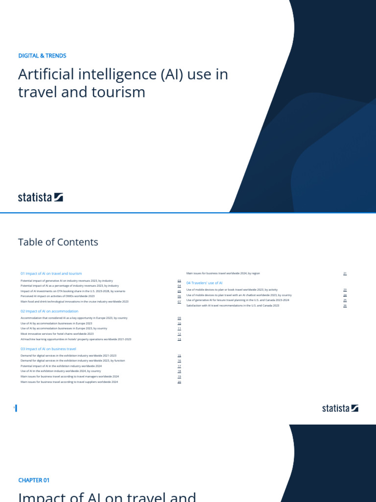 AI Impact on Travel and Tourism 2023 | PDF | Artificial Intelligence ...