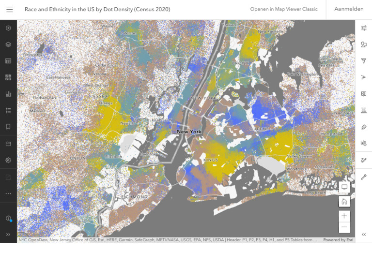 Race and Ethnicity in The US by Dot Density (Census 2020) | PDF