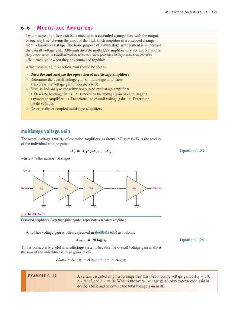 Electronic Devices Multistage Amplifiers | PDF | Amplifier | Decibel