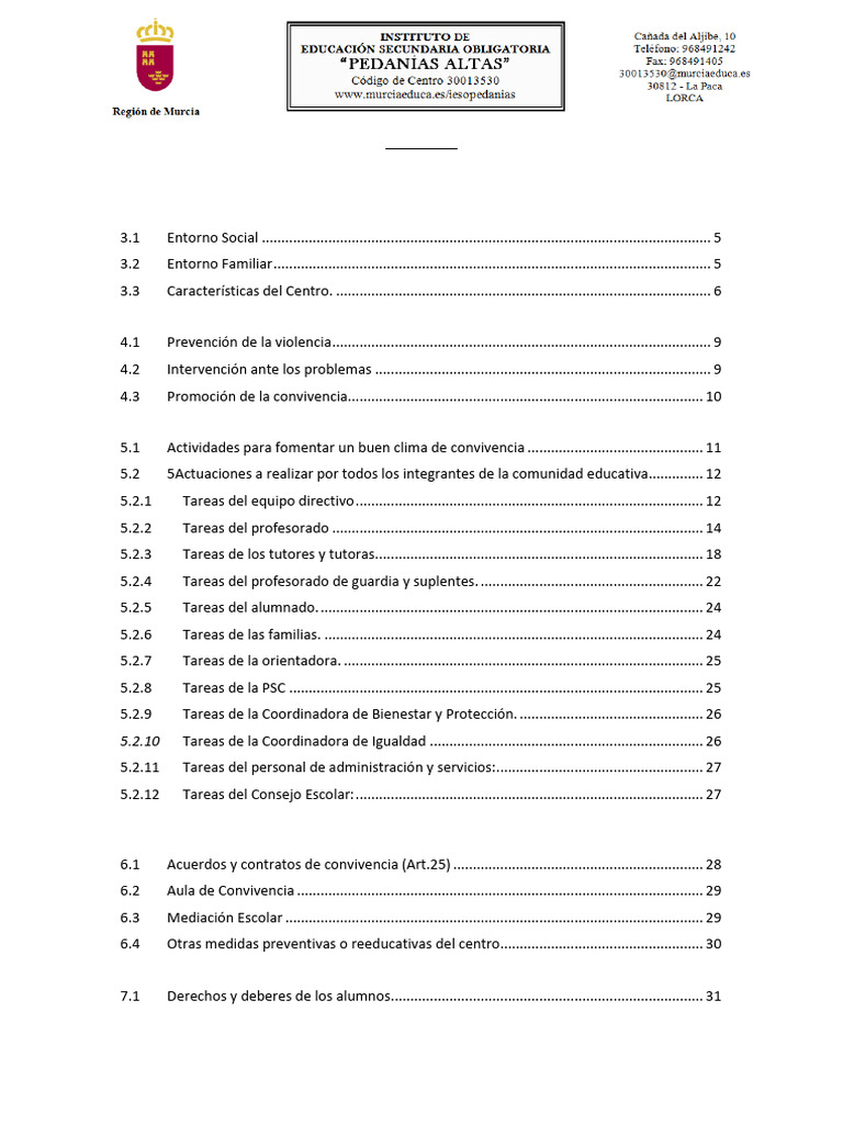 Plan de Convivencia Escolar 2023 | PDF | Abuso infantil | Aprendizaje