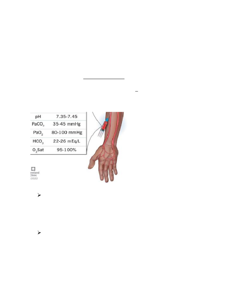 Arterial Blood Gases | PDF | Blood | Intensive Care Medicine