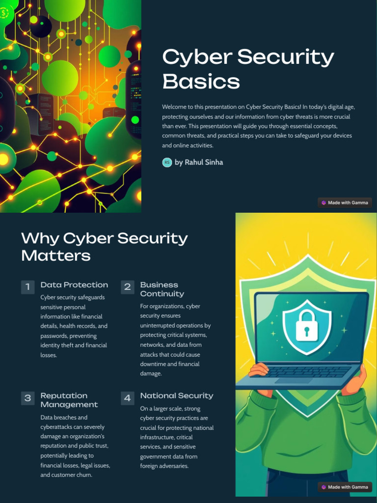 Cyber-Security-Basics | PDF | Security | Computer Security