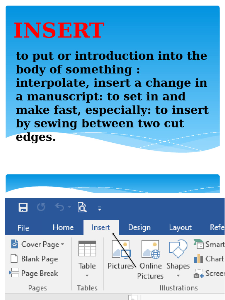 Document Insertion Techniques | PDF | Hyperlink | Software