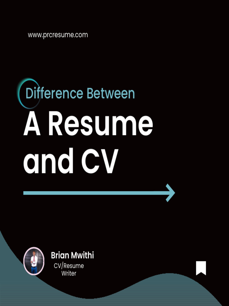Cv vs resume pdf