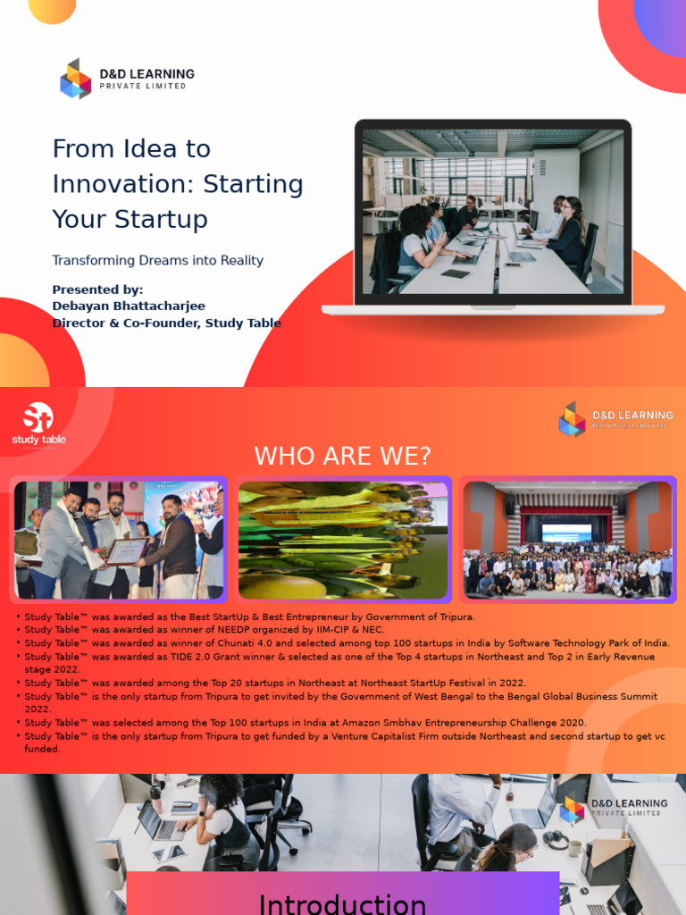 From Idea To Innovation Starting Your Startup | PDF | Startup Company ...