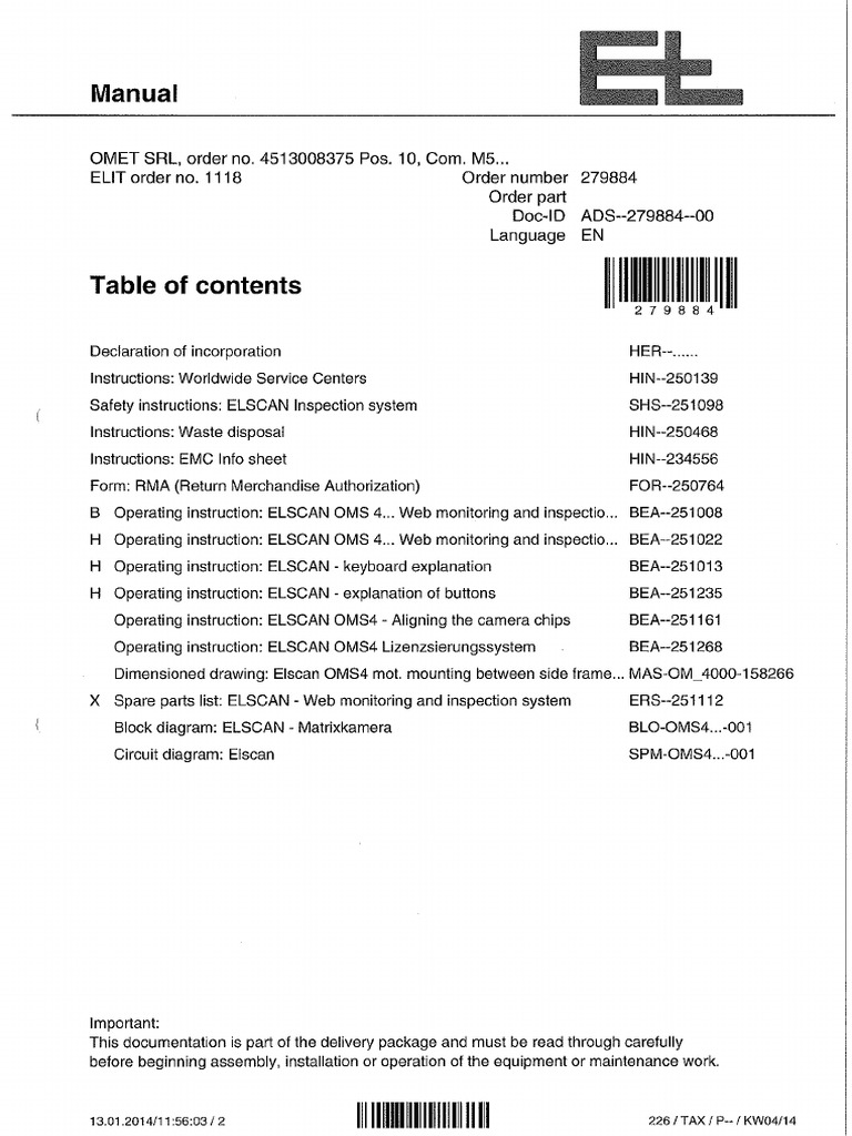 E+L Cert | PDF