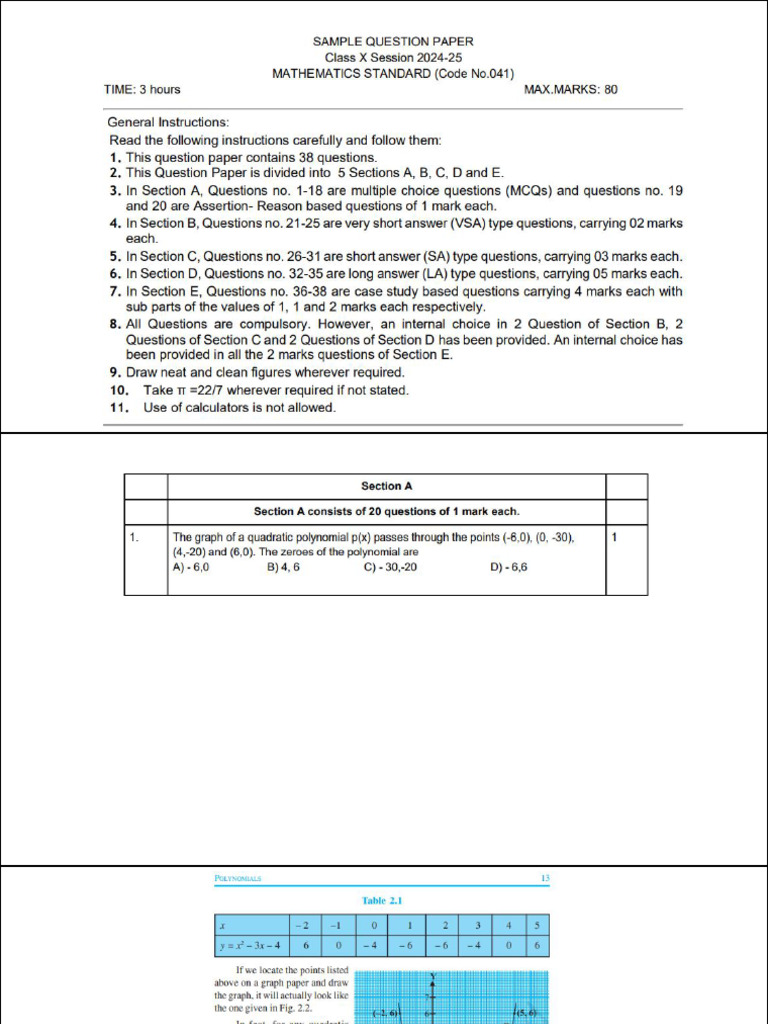Maths-Sample-Paper-Solution-2024-25 | PDF