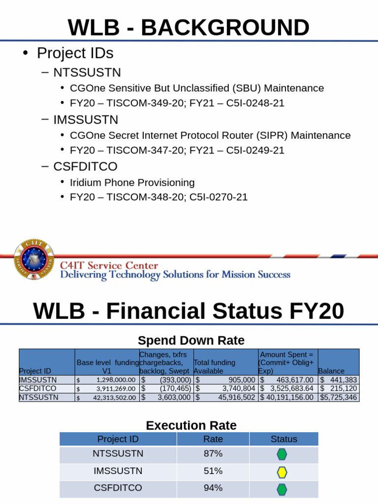 WLB Financial Report | PDF