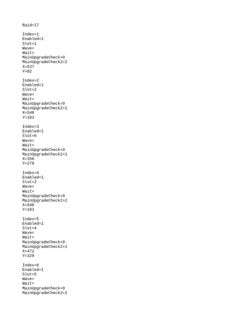 System Configuration Data | PDF