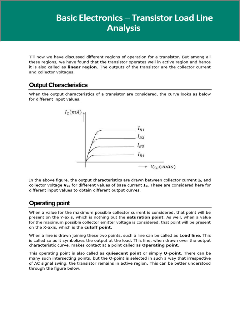 Transistors Part 3 Pdf Amplifier Transistor