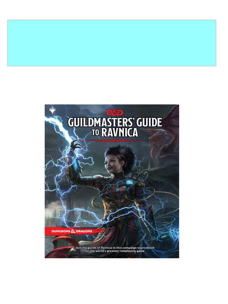 Dungeons &amp; Dragons Guildmasters' Guide To Ravnica (D&amp;D/Magic: The ...