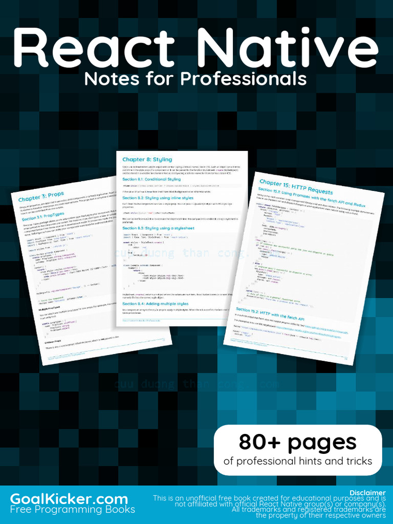 React-Native-Notes-For-Professionals - (Cuuduongthancong - Com) | PDF ...