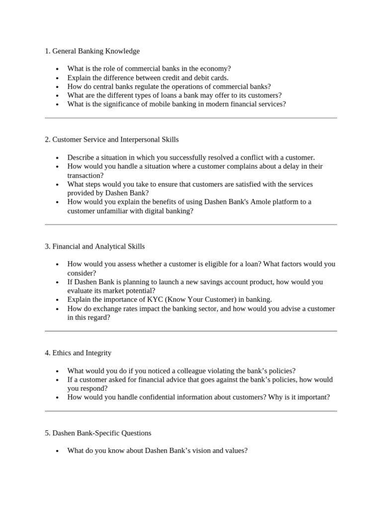 General Banking Knowledge | PDF | Banks | Business
